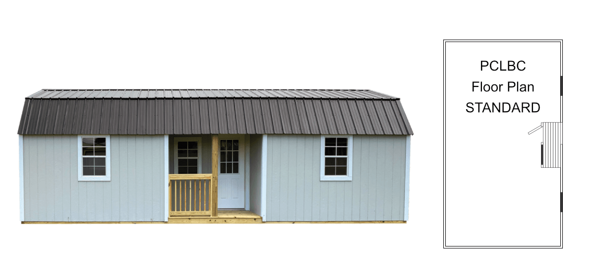 Premier Center Lofted Barn Cabin